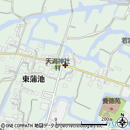 福岡県柳川市東蒲池423周辺の地図