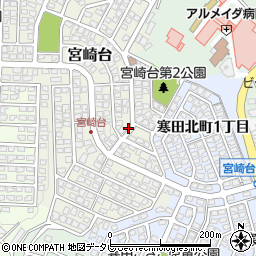 大分県大分市宮崎台2周辺の地図