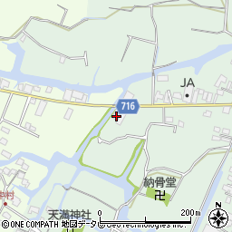 福岡県柳川市東蒲池1184周辺の地図