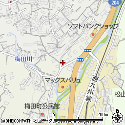 長崎県佐世保市梅田町6-7周辺の地図