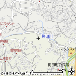 長崎県佐世保市梅田町105周辺の地図