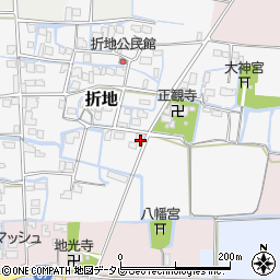 福岡県筑後市折地839周辺の地図