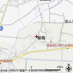 福岡県八女市川犬泉島1121-1周辺の地図