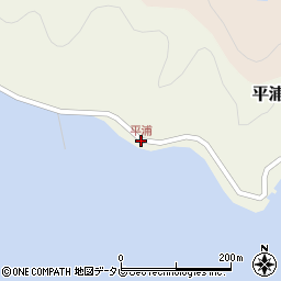 平浦周辺の地図