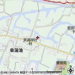 福岡県柳川市東蒲池419周辺の地図