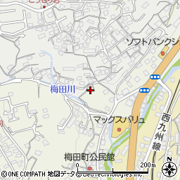 長崎県佐世保市梅田町7-20周辺の地図