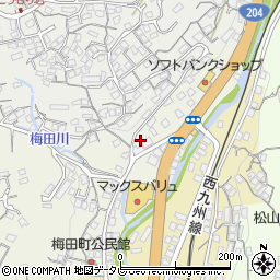 長崎県佐世保市梅田町6-5周辺の地図