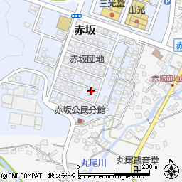 佐賀県西松浦郡有田町赤坂周辺の地図