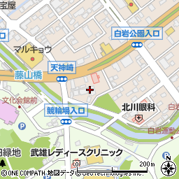 篠田皮ふ科医院周辺の地図