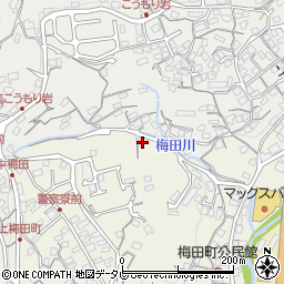 長崎県佐世保市梅田町105-2周辺の地図