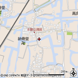 福岡県柳川市蒲生632周辺の地図