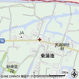 福岡県柳川市東蒲池1151周辺の地図