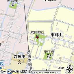六角神社周辺の地図