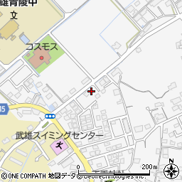 佐賀県武雄市花島14374-1周辺の地図