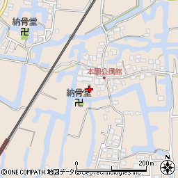 福岡県柳川市蒲生636周辺の地図