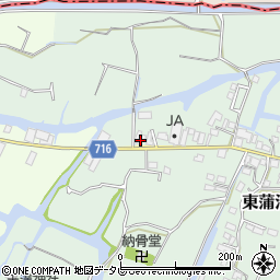 福岡県柳川市東蒲池1171周辺の地図