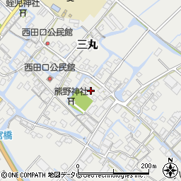 福岡県大川市三丸1861-2周辺の地図