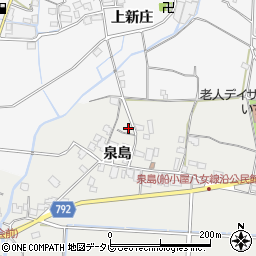 福岡県八女市川犬泉島1092周辺の地図