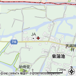 福岡県柳川市東蒲池1165-8周辺の地図