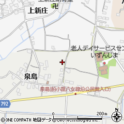 福岡県八女市川犬泉島周辺の地図