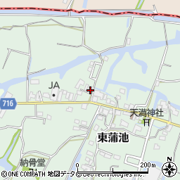 福岡県柳川市東蒲池1149周辺の地図