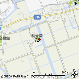 福岡県三潴郡大木町大藪周辺の地図
