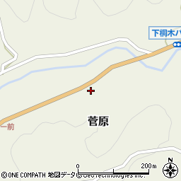 大分県玖珠郡九重町菅原1361周辺の地図