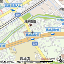 プライスケア武雄営業所周辺の地図