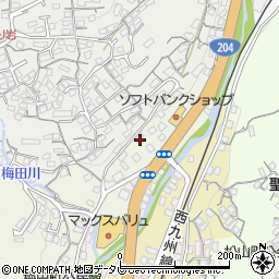 長崎県佐世保市梅田町6-22周辺の地図