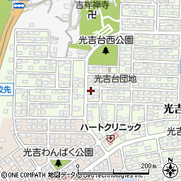 大分県大分市光吉台32-503周辺の地図