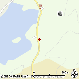 愛媛県宇和島市蕨19周辺の地図