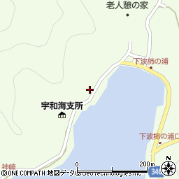 宇和海荘周辺の地図