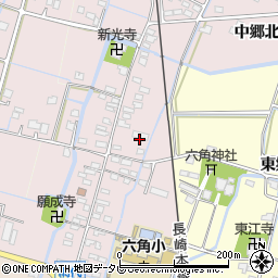 佐賀県白石町（杵島郡）中郷北周辺の地図