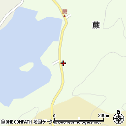 愛媛県宇和島市蕨18周辺の地図