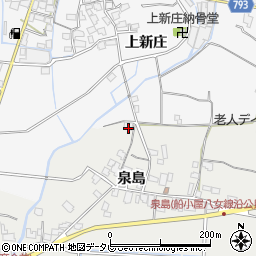 福岡県八女市川犬泉島1125周辺の地図