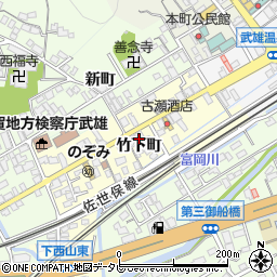 山口醤油店周辺の地図