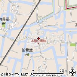福岡県柳川市蒲生653周辺の地図