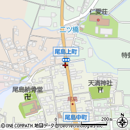 尾島上町周辺の地図