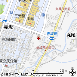 丸尾公民館周辺の地図