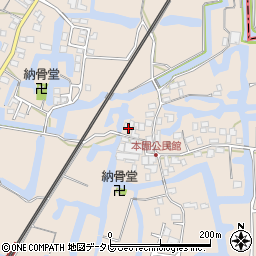 福岡県柳川市蒲生677周辺の地図