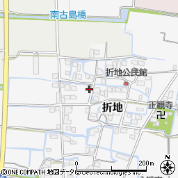 福岡県筑後市折地11周辺の地図