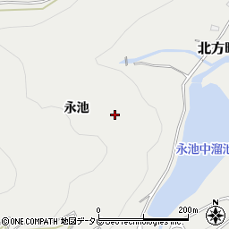 佐賀県武雄市永池周辺の地図