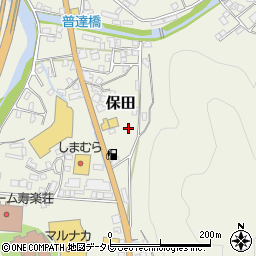 愛媛県宇和島市保田周辺の地図