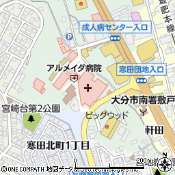 アルメイダ病院（大分市医師会）周辺の地図