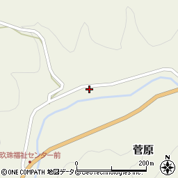 大分県玖珠郡九重町菅原1726周辺の地図