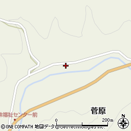 大分県玖珠郡九重町菅原1727周辺の地図