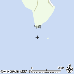 竹崎周辺の地図