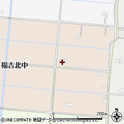 佐賀県白石町（杵島郡）福吉北中周辺の地図