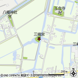 三嶋宮周辺の地図
