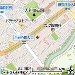 ワークマン武雄店周辺の地図